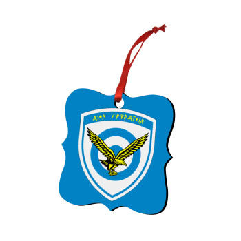 Ελληνική Πολεμική Αεροπορία, Στολίδι Χριστουγεννιάτικο στολίδι polygon ξύλινο 7.5cm