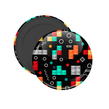 Tetris, Μαγνητάκι ψυγείου στρογγυλό διάστασης 5cm