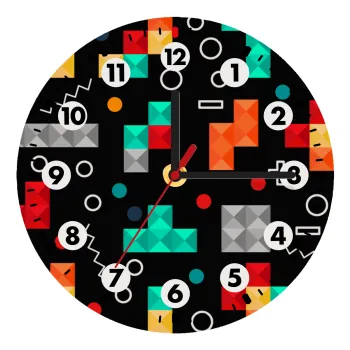 Tetris, Ρολόι τοίχου ξύλινο (20cm)