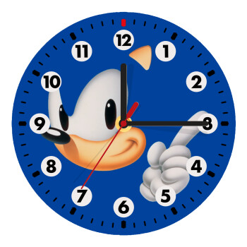 Sonic, Wooden wall clock (20cm)