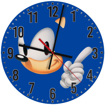 Sonic, Ρολόι τοίχου ξύλινο (30cm)