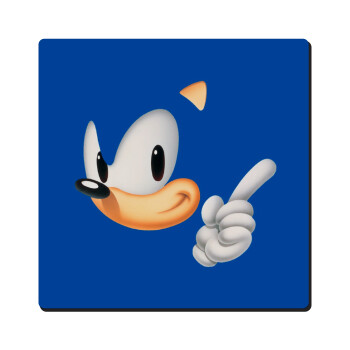 Sonic, Τετράγωνο μαγνητάκι ξύλινο 6x6cm