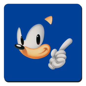 Sonic, Τετράγωνο μαγνητάκι ξύλινο 9x9cm