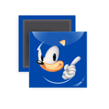 Sonic, Μαγνητάκι ψυγείου τετράγωνο διάστασης 5x5cm