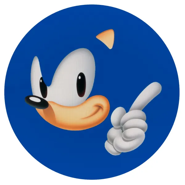 Sonic — Mousepad Στρογγυλό 20cm