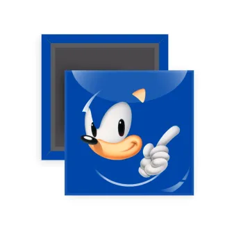 Sonic, Μαγνητάκι ψυγείου τετράγωνο διάστασης 5x5cm