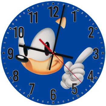 Sonic, Ρολόι τοίχου ξύλινο (30cm)