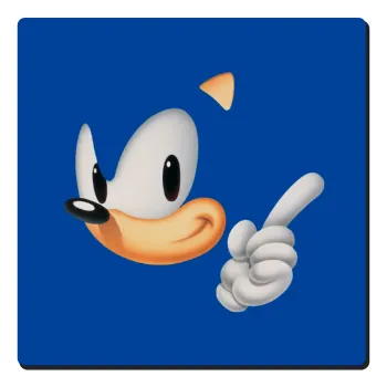 Sonic, Τετράγωνο μαγνητάκι ξύλινο 6x6cm