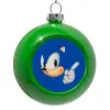 Στολίδι Χριστουγεννιάτικη μπάλα δένδρου Πράσινο 8cm