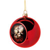 Christmas tree ball Red 8cm