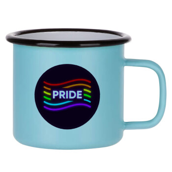 Pride , Κούπα Μεταλλική εμαγιέ ΜΑΤ σιέλ 360ml