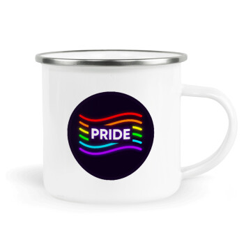 Pride , Κούπα Μεταλλική εμαγιέ λευκη 360ml