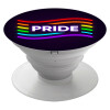 Pride , Pop Socket Λευκό Βάση Στήριξης Κινητού στο Χέρι