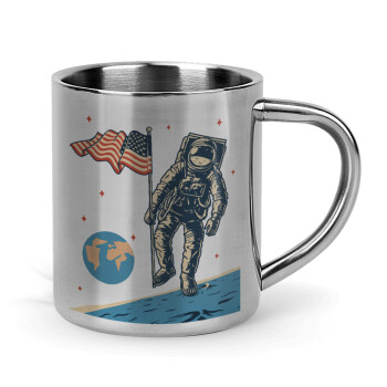 The first man on the moon, Mug Stainless steel double wall 300ml