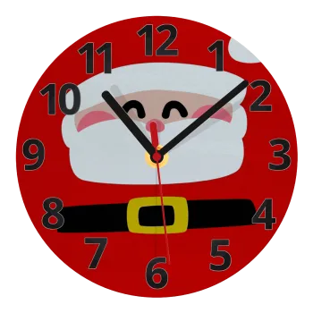 Simple Santa, Ρολόι τοίχου γυάλινο (20cm)