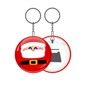 Simple Santa, Μπρελόκ μεταλλικό 5cm με ανοιχτήρι
