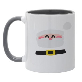 Simple Santa, Mug colored grey, ceramic, 330ml