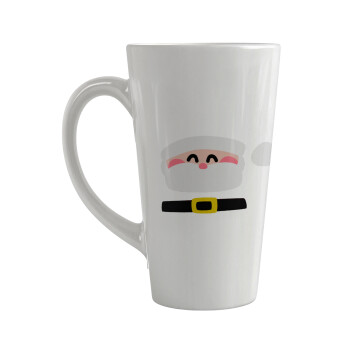 Simple Santa, Κούπα κωνική Latte Μεγάλη, κεραμική, 450ml