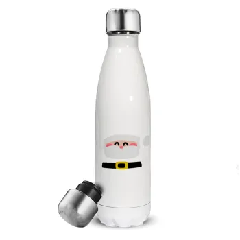 Simple Santa, Metal mug thermos White (Stainless steel), double wall, 500ml