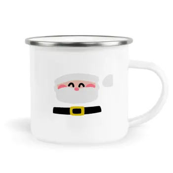 Simple Santa, Κούπα Μεταλλική εμαγιέ λευκη 360ml