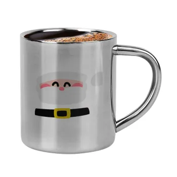 Simple Santa, Double-wall metal cup for espresso (220ml)