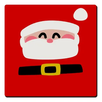 Simple Santa, Τετράγωνο μαγνητάκι ξύλινο 6x6cm