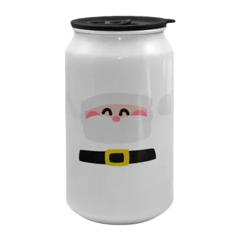 Simple Santa, Κούπα ταξιδιού μεταλλική με καπάκι (tin-can) 500ml