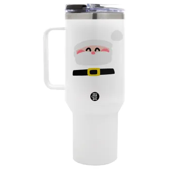 Simple Santa, Mega Tumbler με καπάκι, διπλού τοιχώματος (θερμό) 1,2L