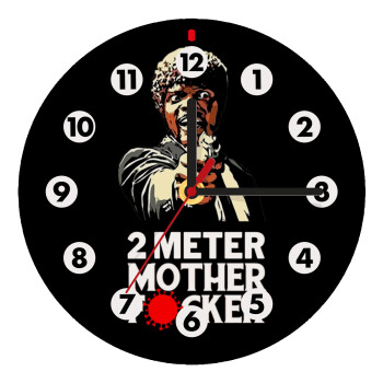 Pulp Fiction 2 meter mother f...r, Wooden wall clock (20cm)