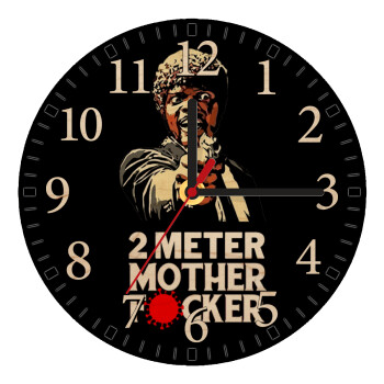 Pulp Fiction 2 meter mother f...r, Ρολόι τοίχου ξύλινο plywood (20cm)