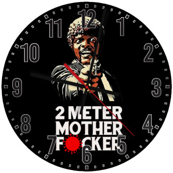 Pulp Fiction 2 meter mother f...r, Ρολόι τοίχου ξύλινο (30cm)