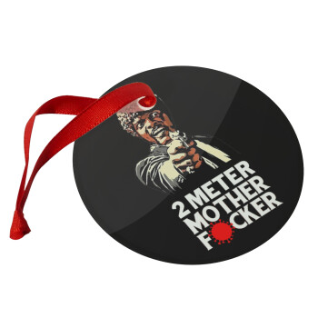 Pulp Fiction 2 meter mother f...r, Χριστουγεννιάτικο στολίδι γυάλινο 9cm