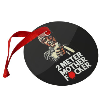 Pulp Fiction 2 meter mother f...r, Christmas ornament glass 9cm