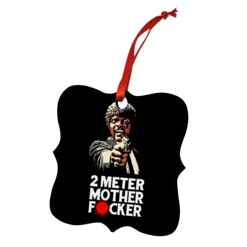 Pulp Fiction 2 meter mother f...r, Στολίδι Χριστουγεννιάτικο στολίδι polygon ξύλινο 7.5cm