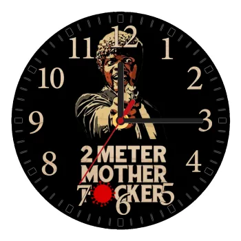 Pulp Fiction 2 meter mother f...r, Ρολόι τοίχου ξύλινο plywood (20cm)