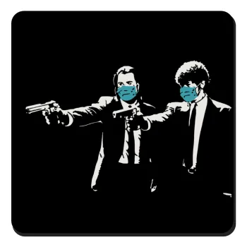 Pulp Fiction guns, Τετράγωνο μαγνητάκι ξύλινο 9x9cm