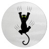 cat grabbing, Επιφάνεια κοπής γυάλινη στρογγυλή (30cm)
