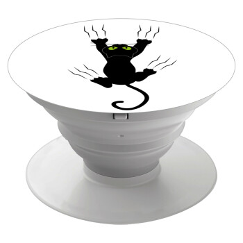 Γατούλα γρατζουνιά, Phone Holders Stand  Λευκό Βάση Στήριξης Κινητού στο Χέρι