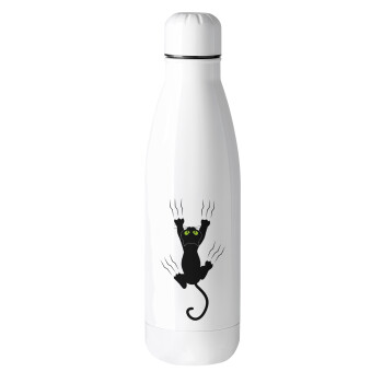 cat grabbing, Metal mug thermos (Stainless steel), 500ml