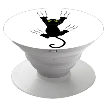 Γατούλα γρατζουνιά, Phone Holders Stand  Λευκό Βάση Στήριξης Κινητού στο Χέρι