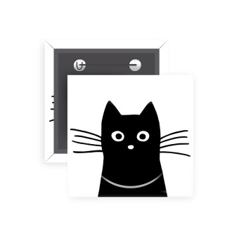 Black Cat, Κονκάρδα παραμάνα τετράγωνη 5x5cm