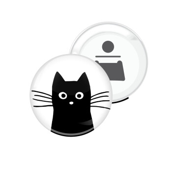 Black Cat, Μαγνητάκι και ανοιχτήρι μπύρας στρογγυλό διάστασης 5,9cm
