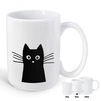 Μαύρη γάτα, Κούπα Mega, κεραμική, 450ml