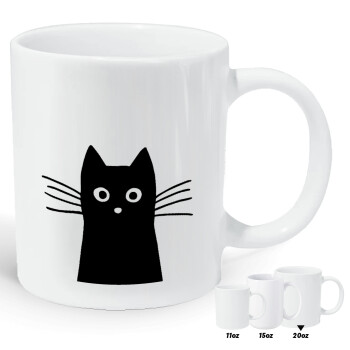 Μαύρη γάτα, Κούπα Giga, κεραμική, 590ml