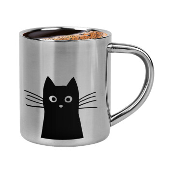 Μαύρη γάτα, Κουπάκι μεταλλικό διπλού τοιχώματος για espresso (220ml)