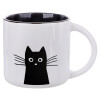 Κούπα κεραμική 400ml Λευκή/Μαύρη