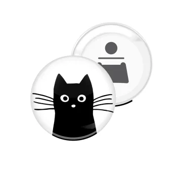 Μαύρη γάτα, Μαγνητάκι και ανοιχτήρι μπύρας στρογγυλό διάστασης 5,9cm