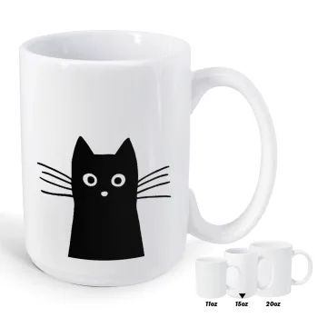 Μαύρη γάτα, Κούπα Mega, κεραμική, 450ml