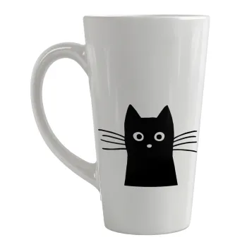 Μαύρη γάτα, Κούπα κωνική Latte Μεγάλη, κεραμική, 450ml