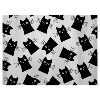Μαύρη γάτα, Επιφάνεια κοπής γυάλινη (38x28cm)